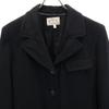 ARMANI JEANS Made in Italy Wool Blend Chester coat USA8 black Women Used
