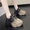 Πολυτελή Παπούτσια Γυναικεία Σχεδιαστών Πλατφόρμα Λευκά Μαύρα Αθλητικά Παπούτσια Παπούτσια Πλατφόρμας για Γυναίκες Γυναικεία Casual Παπούτσια Zapatillas Chunky Mujer