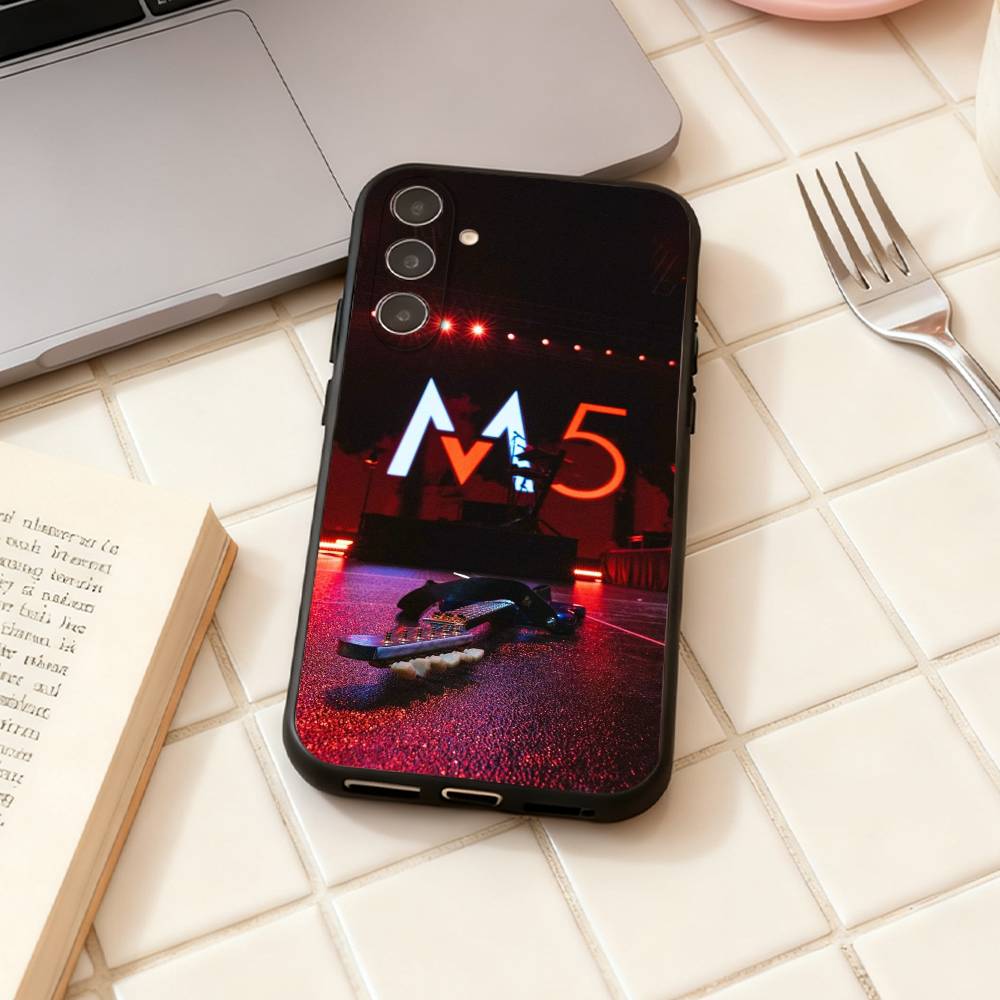 Band Maroon5 phone Case For Samsung Galaxy A73,A72,A71,A70,A53,A52,A51,Others Soft Black Shell