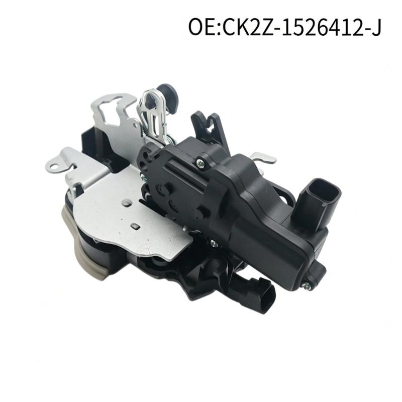 Rear Door Lock Actuator Assembly CK2Z1526412J for Driver Rear Door Service, Metal Lock Structure and Molded Housing Service Part Unit
