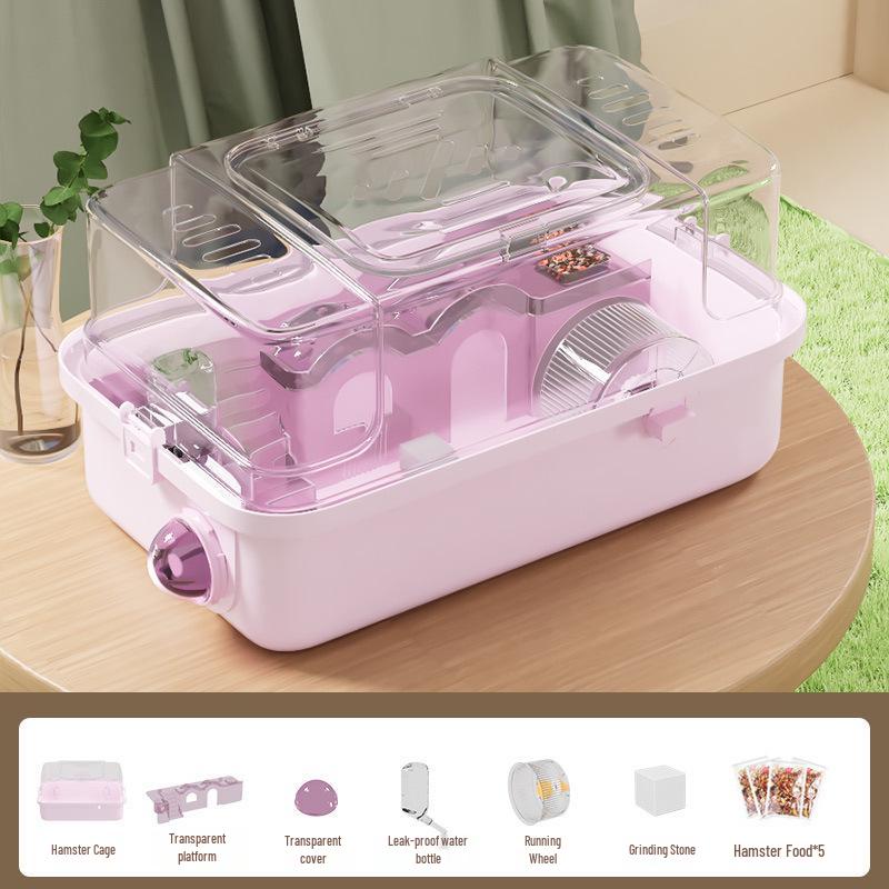 Luxury Acrylic Travel Cage for Baby Golden Hamsters