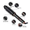3 IN 1 1.5 Inch Curling Iron Brush LCD Display Heated Round Brush  Straight and Curly Hair
