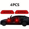 Car Door Reflective Warning Stickers Enhance Visibility Safety with Easy-to-Apply Night Vision Car Anti-collision Protection Strips
