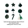 9x Decorazioni per Albero di Natale Palline di Natale Decorative Ornamenti in Schiuma Pendenti da Appendere per Festival