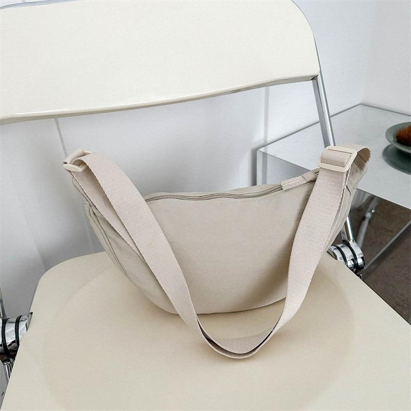 Dumpling Bag Women's Bag Oblique Span Bag New Shoulder Bag Simple Bag Nylon Cloth