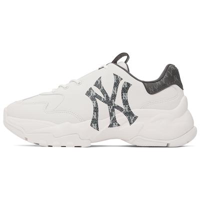 Große Ball Chunky Sneakers Unisex Niedrig geschnitten Weiß 3ASHBDM4N-50BKS