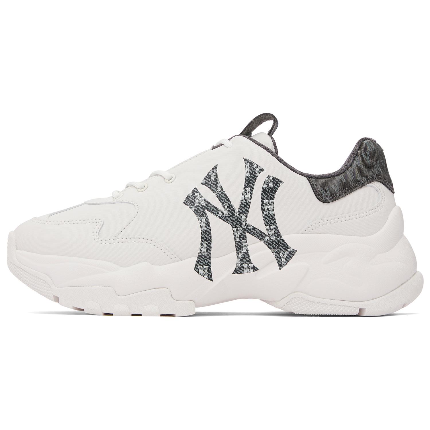 

New MLB Big Ball Chunky Sneakers Unisex Low top White 3ASHBDM4N-50BKS 40.5