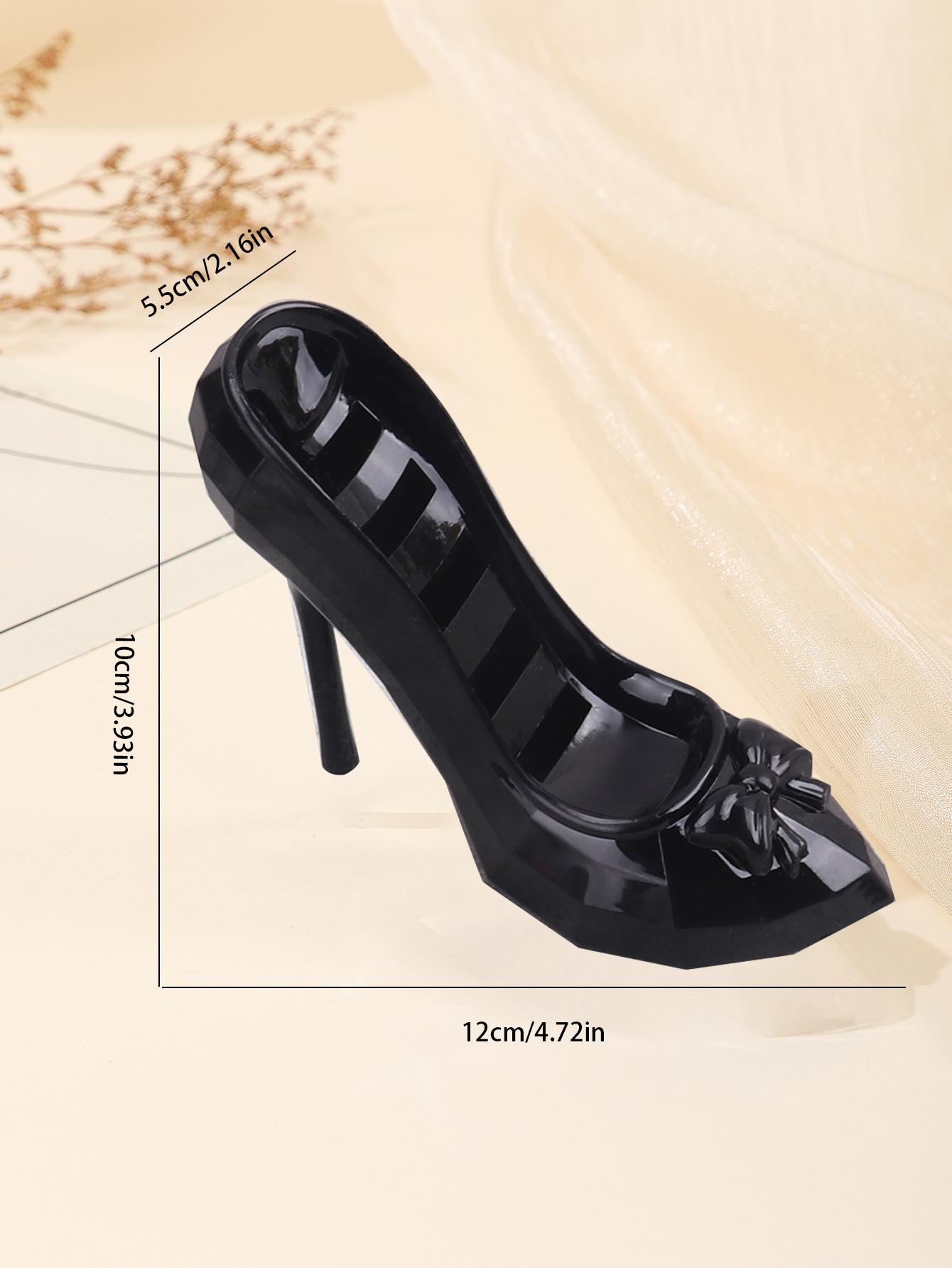 

Кольцо для обуви на высоком каблуке, держатель для ювелирных изделий, кольца на палец, подставка, витрина, подарки чёрный