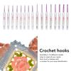 16pcs Crochet Hooks Kit Ergonomic Crochet Needles Set Multipurpose Crochet Hooks With Case For DIY Hand Knitting