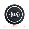 Non-slip Car Water Cup Mat Anti-slip Bottle Holder Coasters For KIA sportage ceed sorento cerato optima picanto rio soul k3 k5 Car Accessories