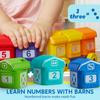 JOYFY Learning Farm Train Counting Matching & Sorting Montessori  Including 9 Farm Animals for Baby Christmas Birthday Gift