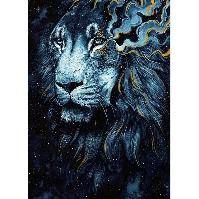 Animal Dark Beast Wolf Tiger Lion Bear Prints Poster Canvas Painting Modern Wall Art Pictures For Living Room Bedroom Home Decor