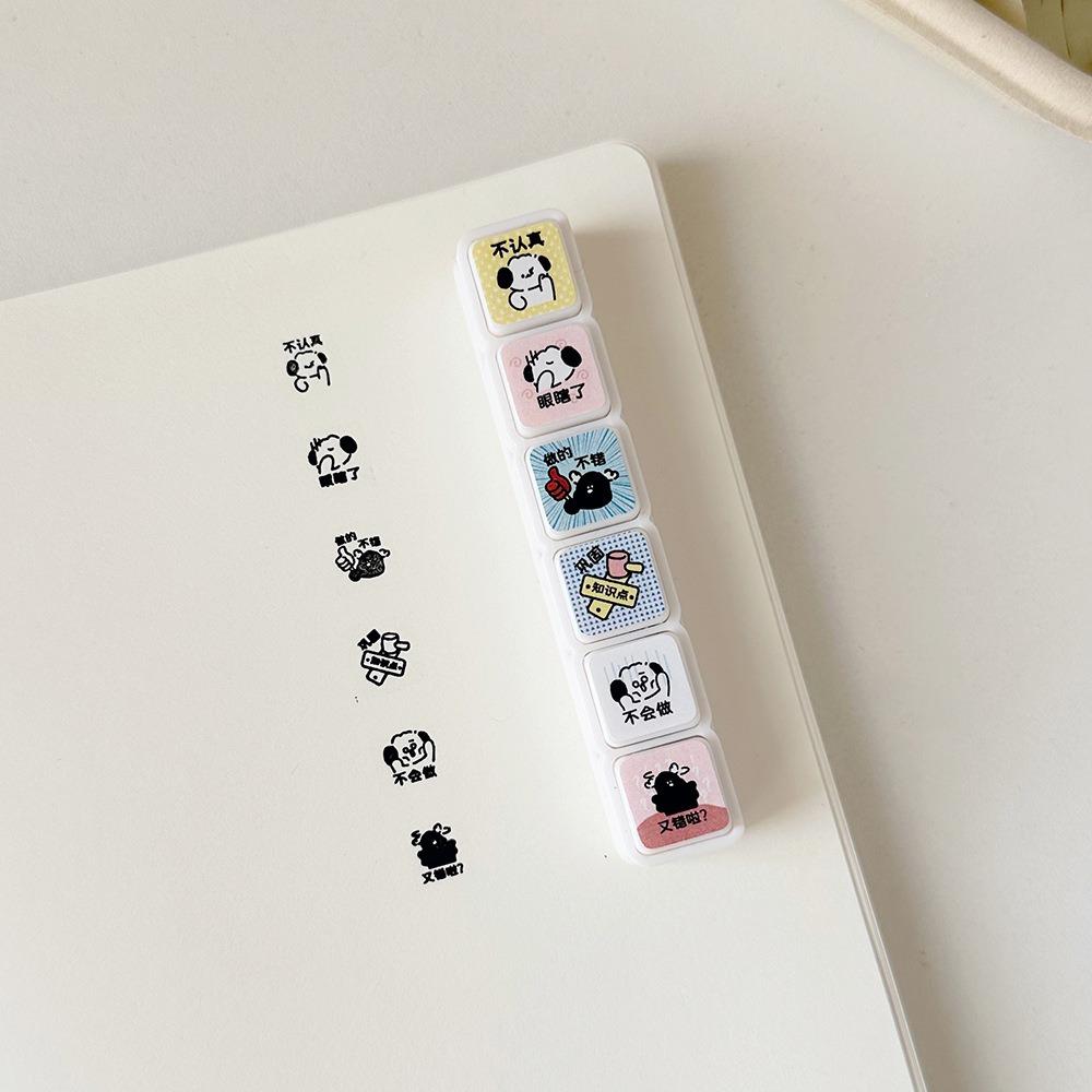 

Каваи Штампы Канцелярские товары Ежедневник Планировщик Искусства Скрапбукинг Штамп Подарки для студентов E