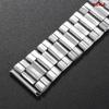 Stainless Steel Watch Band Universal 18mm 20mm 22mm Strap Metal Folding Buckle Bracelet Men's Women's Watch Belt Accessories