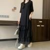 Sommerkleid für Damen in Übergröße, fleischbedeckend, lässig, mittellange Kleider