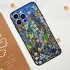 Colourful Flower Painting Art Case For iPhone 15 16 14 13 12 11 Pro Max Plus X XR XS Max 12 13 Mini Soft Bumper Cover