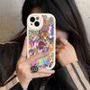 Lisa Frank Art For IPhone 16 15 14 16E 13 12 11 Pro Max Plus Phone Leather Case