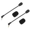 2Pcs Microphone Replacement for HyperX Cloud Flight S Noise Canceling 3.5mm Plug Detachable Mic