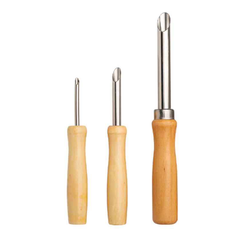4-Piece Round Hole Punch Clay Sculpting Tool Set