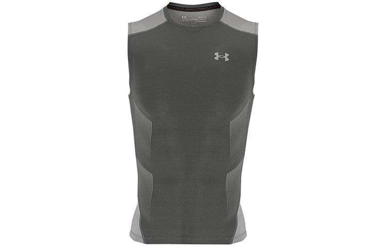Under Armour HeatGear Fitness Clothing Men s Gray Moderate 1362451-012 M