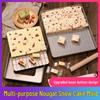 Nougat Snowflakes Crisp Shaping Pan with Live-Bottom - Full Set & Large Cooling Baking Pan