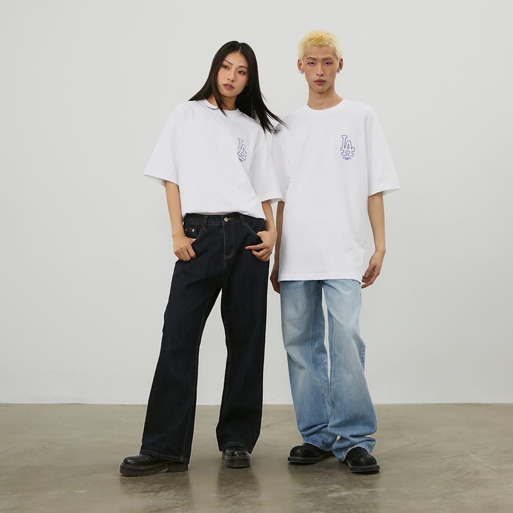 New MLB Fashion Sports Collection SS24 T Shirt Unisex White 3ATSB0343-07WHS