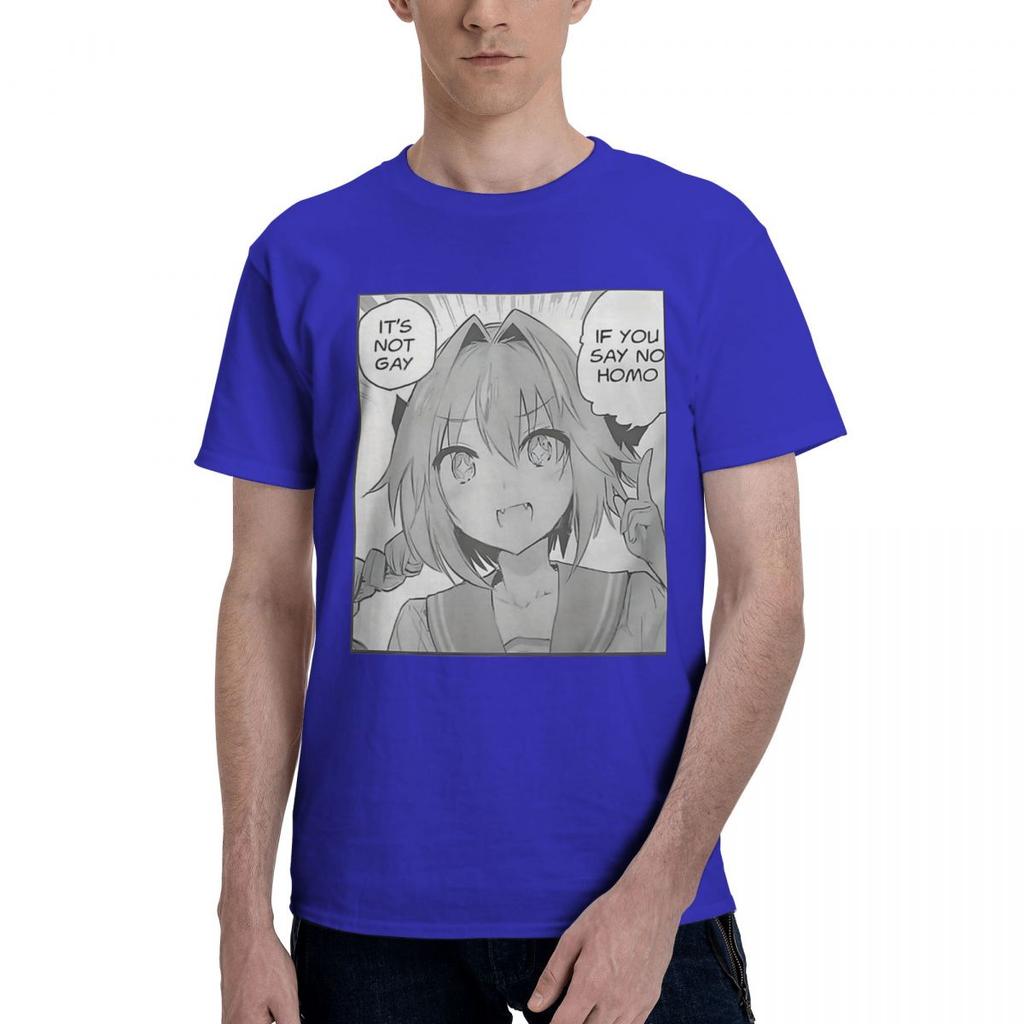 Astolfo Best Trap Fate Grand Order Tactical RPG Game 100 Cotton Casual Breathable Confortable Men Top Designer Clothes Men