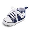 Baby Canvas Lace-up Shoes - Spring/Autumn Style, Solid Color, Versatile Toddler Footwear (D603)