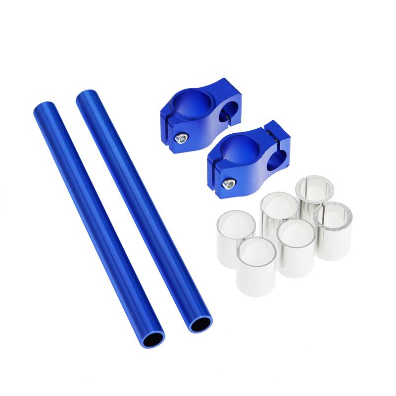 LMoDri CNC řídítka motocyklu Nastavitelná vidlice Clip On Cafe Racer 26,30,31 mm Odnímatelná a nastavitelná řídítka