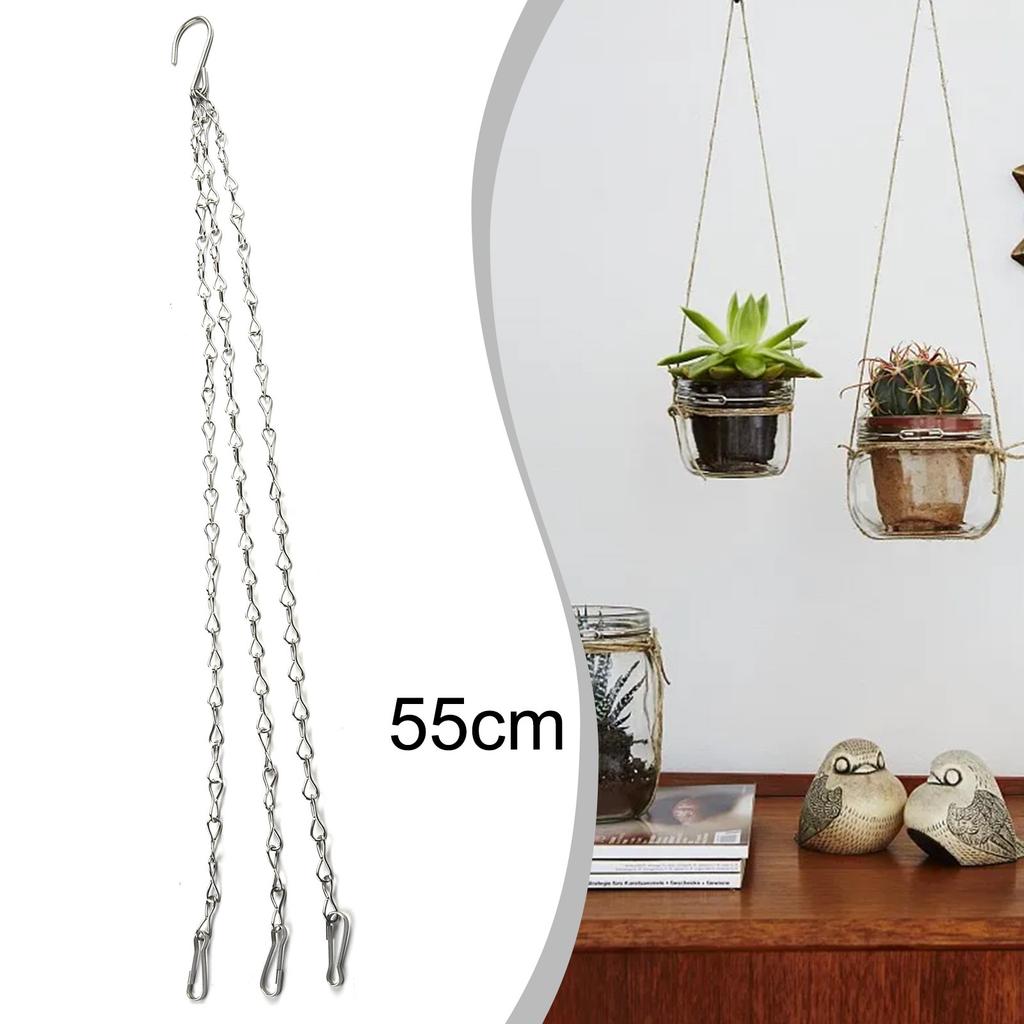 Flower Pot Easy To Install Garden Hanging Basket Metal
