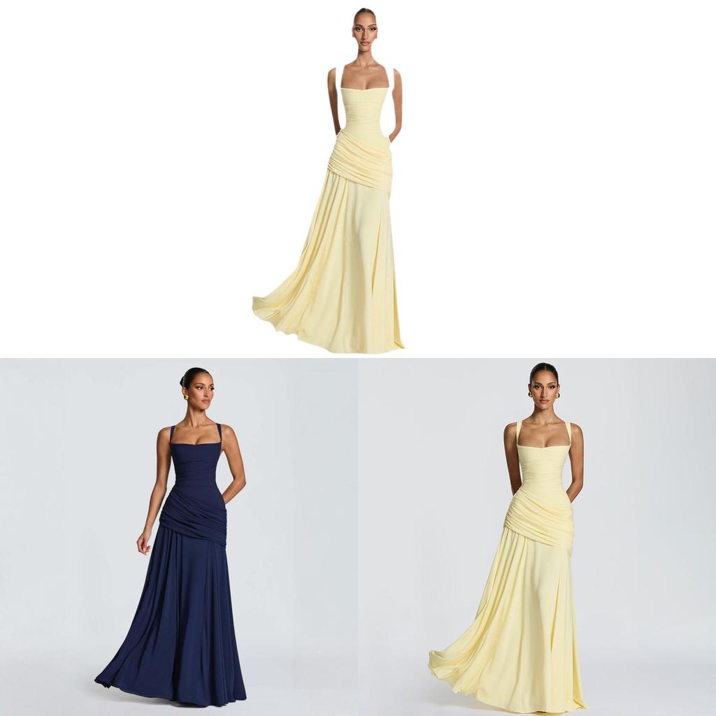 Elegant Summer Sleeveless Dress With High Waist For Casual And Party Wear