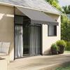 VidaXL Retractable Awning, Awning with Adjustable Height, Balcony Sun Canopy, Garden Terrace Patio Awning, 368738