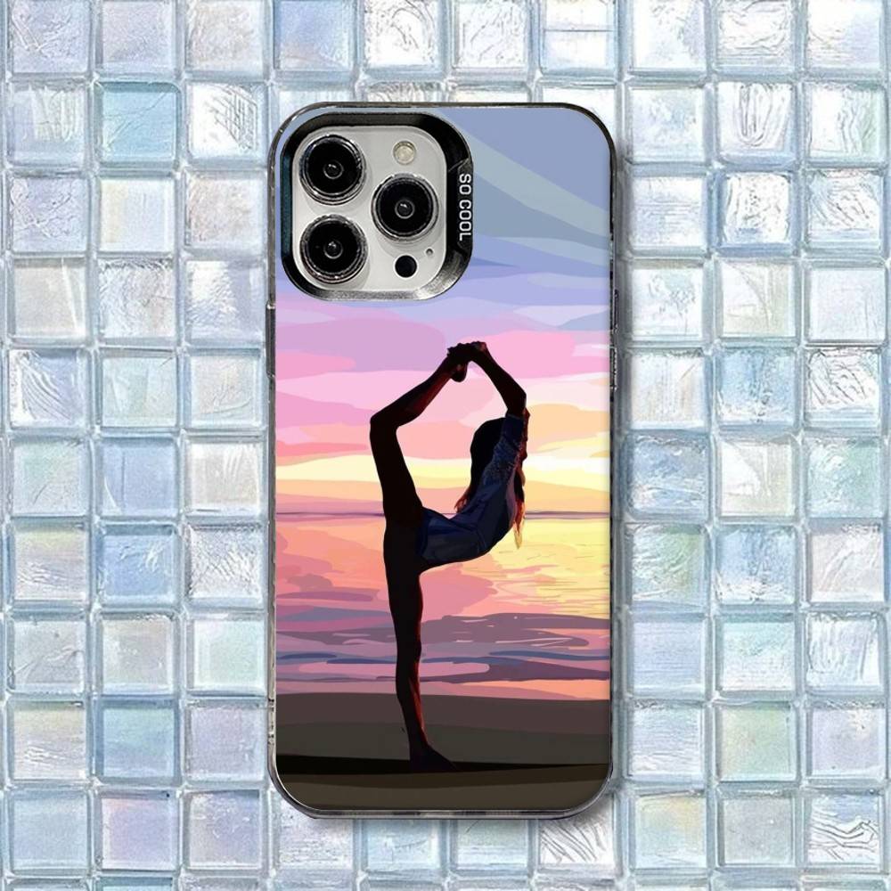 

Yoga Health Life Relax Aesthetic Phone Case For iPhone 17,16,15,14,13,12,11,Air,X,XR,Pro,Max,Plus Shockproof Matte Cover iPhone11PRO
