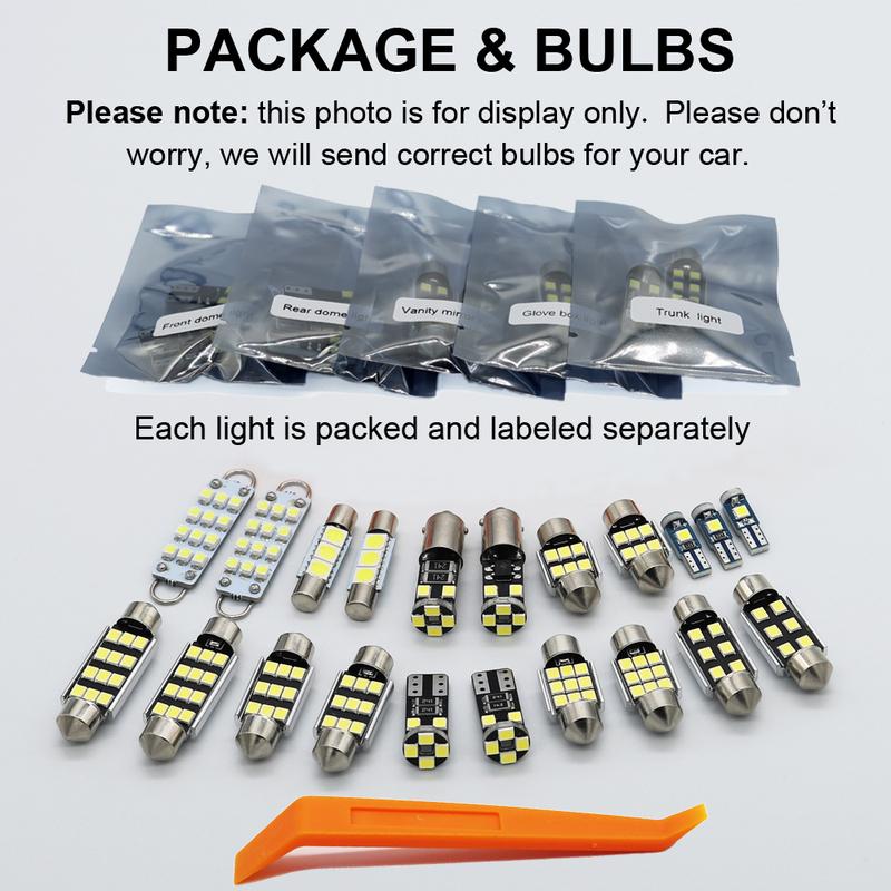 ZITWO 11Pcs For Suzuki Grand Vitara Escudo MK4 2015 2016 2017 2018 2020 2021 2022 2023 LED Interior Light Kit Vanity Mirror Bulb