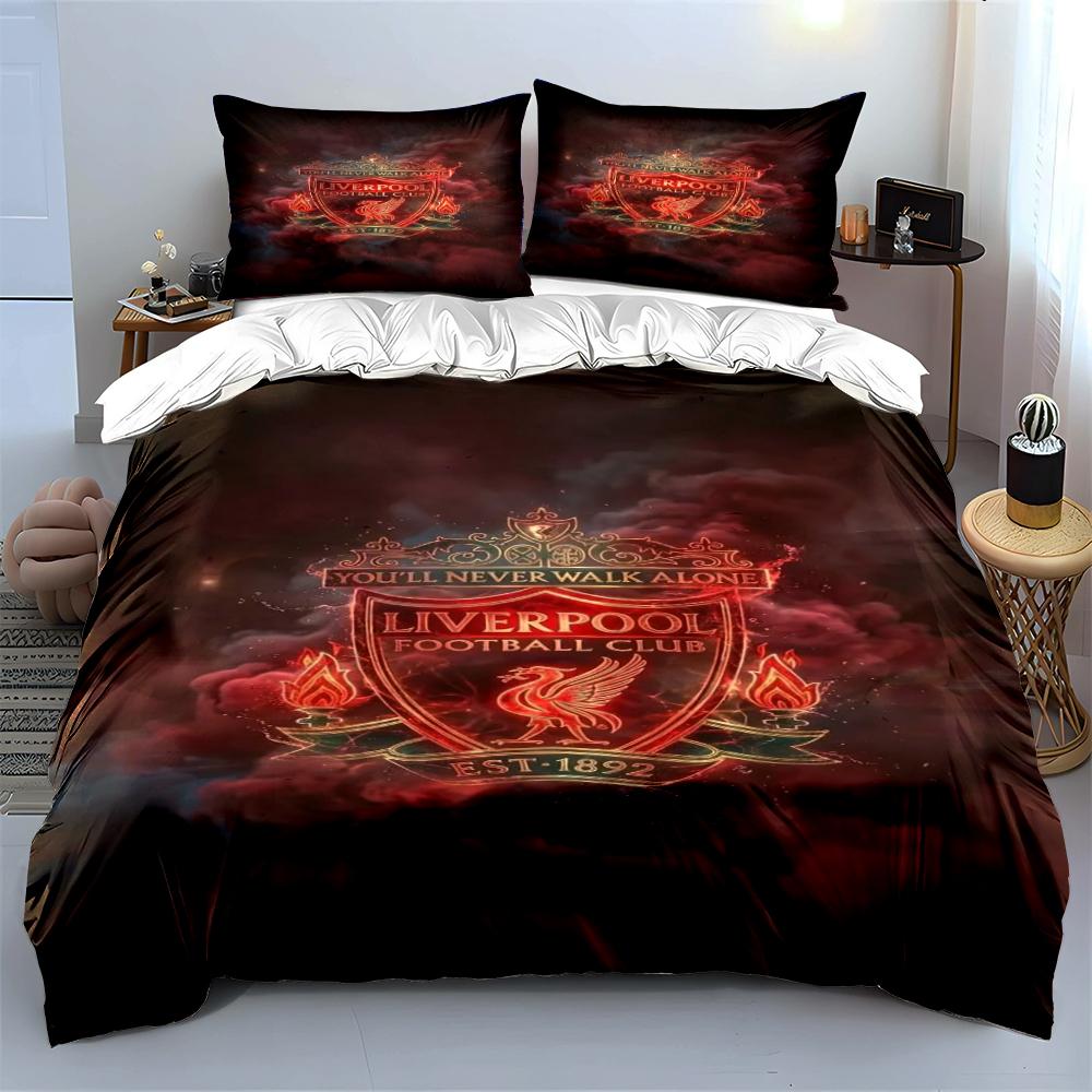 Tottenham Hotspur Beddengoed Set Beddengoed Dekbedovertrek Set Dekbedovertrek Kussenslopen Woondecoratie (1 * Dekbedovertrek 2 * Kussenslopen, zonder dekbedvulling)