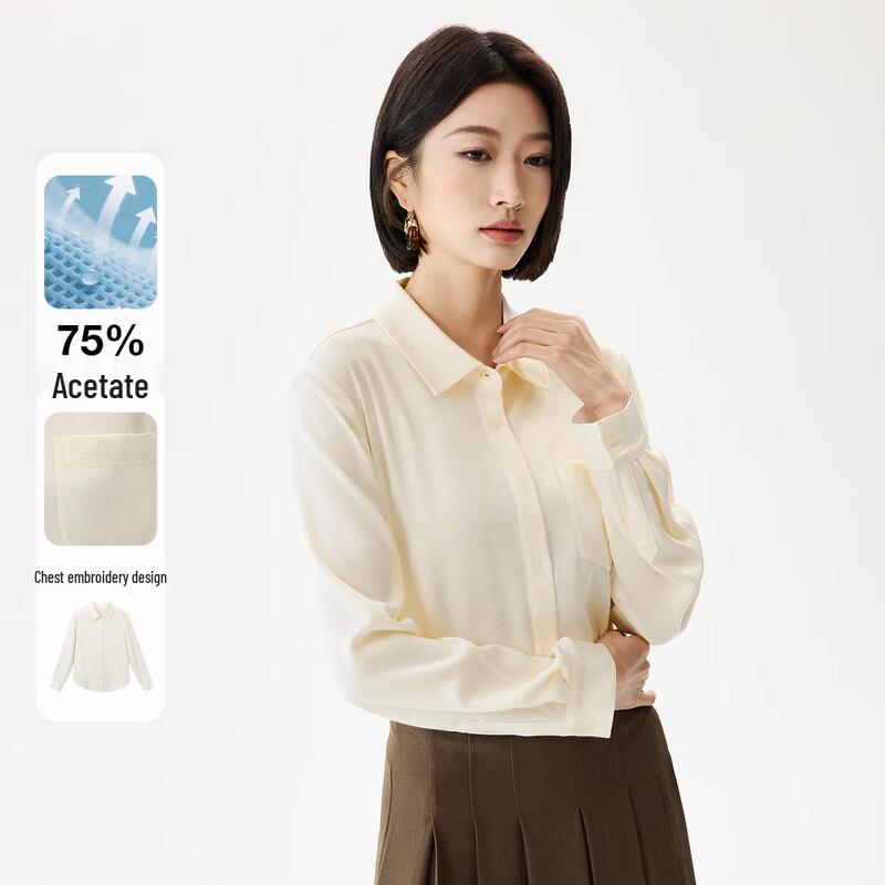 

Beifanglu Moon Goddess Acetate Fiber French Style Shirt M