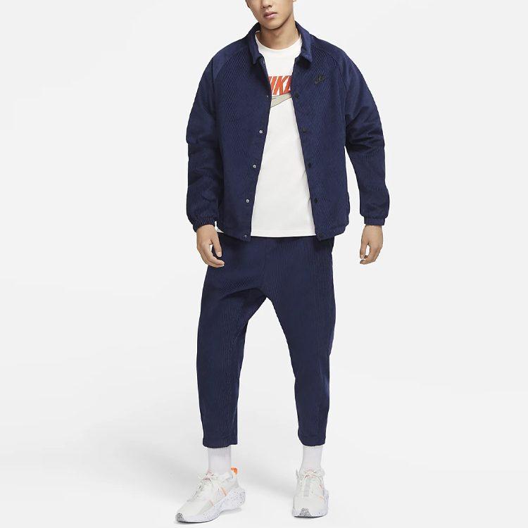 Nike Jackets Men's Dark Navy Blue Lapel Moderate Other DO2323-410
