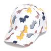 Animal Print Kid Baseball Cap Breathable Boy Girl Sunshade Cap Cute Wide Brim Visor Hat  Outdoor