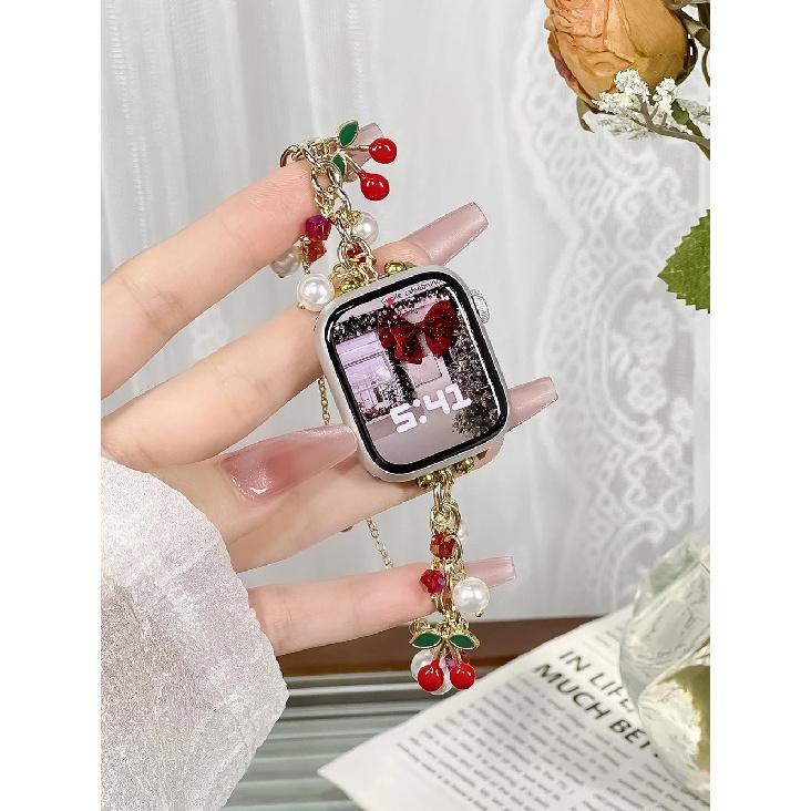 

Luxury Bling bracelet link For Apple Watch band Series 8/7/6/10/9 40mm 41mm 38mm 42mm 44mm 45mm 46mm Strap 42mm44mm45mm46mm49mm