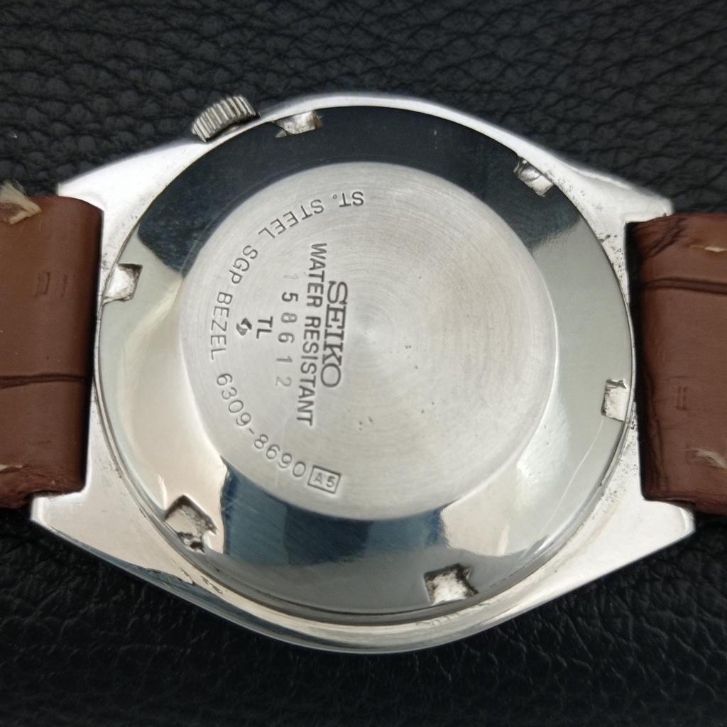 VINTAGE SEIKO 5 AUTOMATIC 6309A JAPAN MENS ORIGINAL DIAL WATCH A708466-1