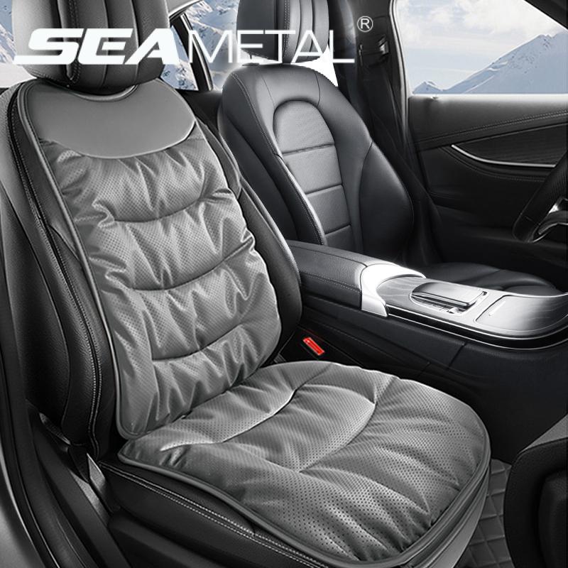 SEAMETAL Potah autosedačky Nappa kůže Polštářek chránič autosedačky Zimní hřejivá podložka na sedadlo Měkký prodyšný potah sedadla Podložka Příslušenství