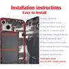 1 Set OEM Back Glass Replacement for iPhone 14 Rear Back Cover Glass with Waterproof Seal,magnet,Camera Lens & Tools for 14 6.1