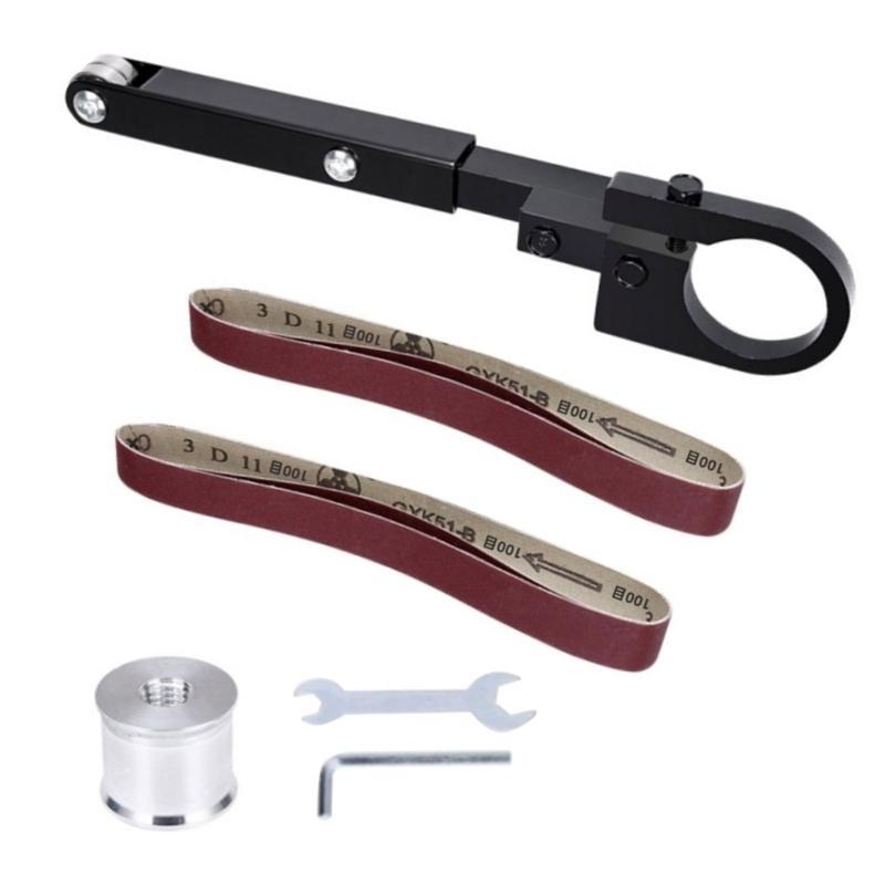 Electric 100 Angles Grinder Modified to Belt Sander Sanding Belt Machine Perfect for Fine Sanding and Finishing