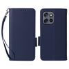 For Motorola Thinkphone 25 5G/Edge 50 Neo 5G/Moto S50 5G Case with Wrist Strap Litchi Texture PU Leather Wallet Phone Cover