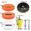 14-Piece 125mm Foam Polishing Pad Set with Backing Plate & Wool Pad for RO/DA/GA Car Polishing