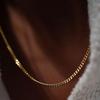 Men's Luxury Hip Hop Cuban Chain Necklace - Stainless Steel, Simple Design