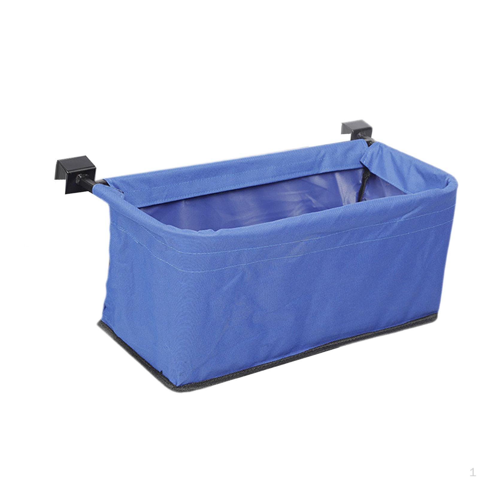 

Удобное складное решение для хранения вещей в повозке для поездок на природу синий