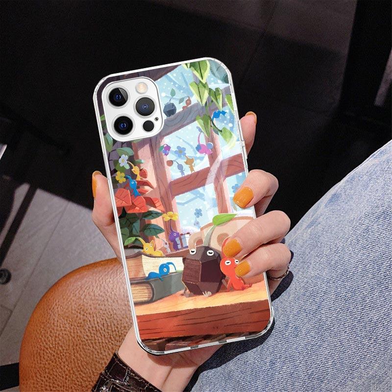 Game P-PikminS 4 Phone Case For iPhone 17 Air 16 Pro Max 16E 15 + 14 Plus 11 12 13 Mini 7 8 SE Gift Print Cover Fundas