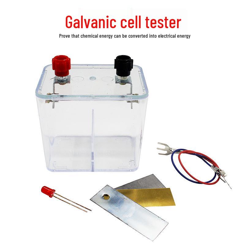 

Primary Cell Battery Simulation Kit with Copper, Iron, Zinc Electrodes for Educational Experiments No