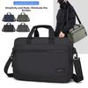 Zipper Closure Oxford Briefcase Large-capacity Men's Crossbody Bag Travel Bag  Daily Commute